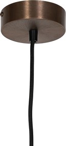 Designerska lampa wisząca ciemny brąz - Tubo