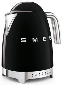 Czarny czajnik elektryczny ze stali nierdzewnej 1,7 l Retro Style – SMEG