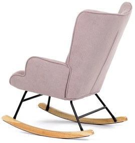 Fotel bujany PINK2, różowy