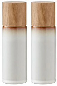 Biały zestaw młynków do pieprzu i soli 2 szt. ceramiczny Gastro Cream – Bitz