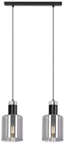 Lampa wisząca z 2 szklanymi kloszami - A469 S5-G99