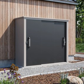 PRIMEYARD 210 x 78 cm Szafa ogrodowa XL, białe aluminium - (GFPV01163)