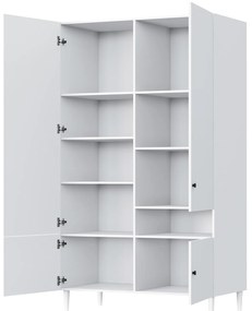 Szafa DULLUM 120x205cm, biała