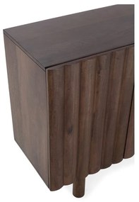 Brązowa komoda z litego drewna mango 160x80x40 cm Tamira – MOME