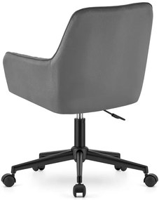 Fotel welurowy obrotowy beżowy G9-P98