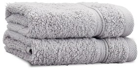 Jasnoszare bawełniane ręczniki zestaw 2 szt. frotte 30x30 cm Zero Twist – Catherine Lansfield