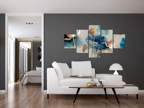 Obraz z kwiatami (125x70 cm)