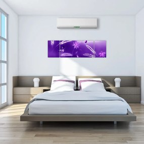 Obraz- Łąka motylów (170x50 cm)
