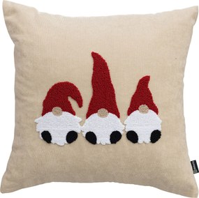 Poszewka na poduszkę Jolly Gnomes Red 43x43 cm