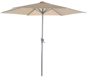 Beżowy parasol ogrodowy ø 300 cm Roja – Rojaplast