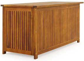 Casaria Drewniana skrzynia ACACIA, 117x50x59cm, naturalny brąz