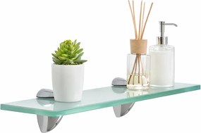 Wąska szklana półka 30x10 G1-T59