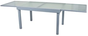 Stół ogrodowy ze szklanym blatem 90x135 cm Lola – Garden Pleasure