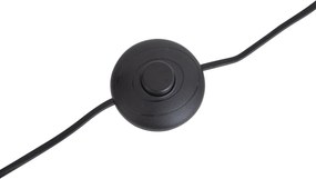 Nowoczesna lampa podłogowa czarna - Thijmen