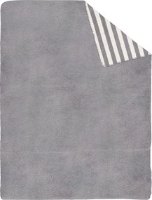 Koc Cosy Home 150x200cm Gray Stripes
