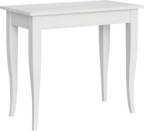 Konsola rozkładana 90x48/204 cm Sciabola Small Frassino biała