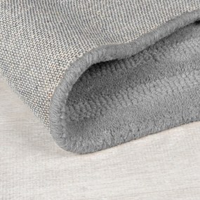 Szary wełniany dywan tkany ręcznie 200x290 cm Zen Rectangles – Flair Rugs