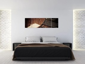 Obraz maszyny do pisania (170x50 cm)