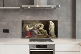 Panel szklany do Kuchni Motyw Starożytny - Dzieło Sztuki