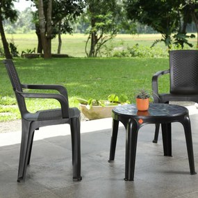 Fotel rattanowy Night 52 x 56 x 84 cm