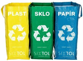 Sixtol Worki na odpady SORT EASY 3 SLIM, 18 x 30 x40 cm, 3 x 22 l, 3 szt.