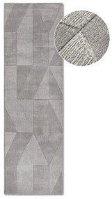 Szary wełniany chodnik tkany ręcznie 80x250 cm Ursule – Villeroy&amp;Boch