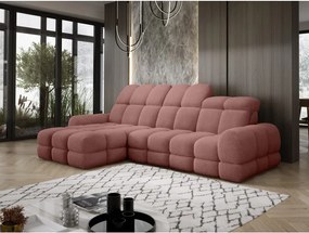 Narożnik TOLLO MINI S Lewostronny Elektryczna regulacja Bubble 09 kolor Miedziany WERSAL