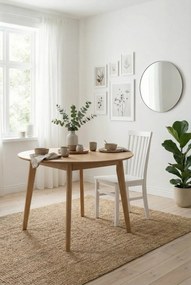 Białe Krzesło Drewniane W Stylu Klasycznym T3-T28