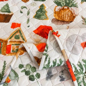 Narzuta na łóżko FESTIVE MAGIC, kolorowy Rozmiar: 170 x 210 cm