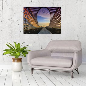 Obraz nowoczesnej architektury mostowej (70x50 cm)
