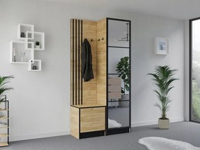 Garderoba EDEN 11 Dąb Craft Złoty