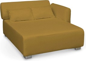 Pokrowiec na fotel Mysinge kolor żółty tkanina strukturalna