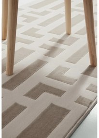 Szaro-kremowy chodnik 80x240 cm Perles Onyx – Elle Decoration