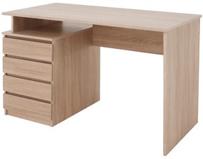 Biurko HANY NEW, dąb sonoma