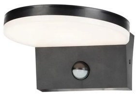 Rabalux 77119 -LED Kinkiet zewnętrzny z czujnikiem BATIDA LED/9W/230V IP54 czarny