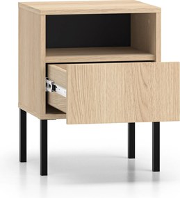 Szafka nocna Harmona 40 cm z szufladą - dąb lindberg