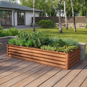 PRIMEYARD 180 x 75 x 35 cm Grządka podwyższona, stal corten, Optyka rdzy - (GFPV00970)