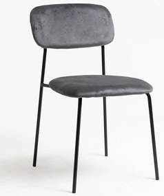 Krzeso Vius z czarnego aksamitu