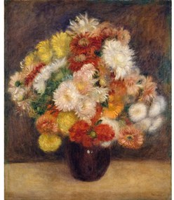 Reprodukcja obrazu Auguste’a Renoira - Bouquet of Chrysanthemums, 55x70 cm