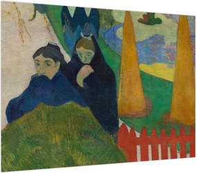 Obraz na szkle - Paul Gauguin, Arlésiennes (Mistral) , reprodukcje (70x50 cm)