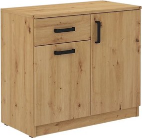 Komoda MALTESA - Dąb artisan / Front Dąb artisan / 2 drzwi / 80 cm