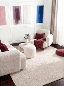 Dywan z materiału bouclé tkany ręcznie w kolorze kości słoniowej 160x230 cm Notting Hill Portobello – Ted Baker