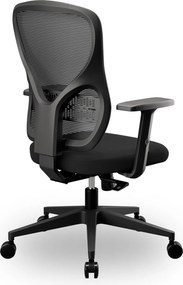 Fotel biurowy obrotowy czarny ORBIT