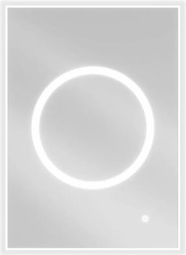 Mexen Koga lustro łazienkowe podświetlane 50 x 70 cm, LED 6000K, antypara - 9821-050-070-611-00