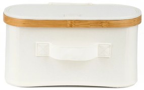Pojemnik do przechowywania G21 30 x 15 x 15 cm,bambusowy z pokrywką, beżowy