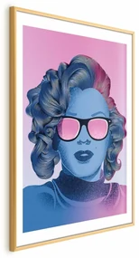 Plakat Norma Jeane 40x60 cm z ramą złotą z marginesem ARTGEIST B