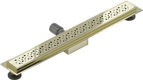 Mexen Flat M12 odpływ liniowy 50 cm, złoty - 1521050-15