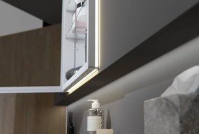 Szafka podtynkowa z lustrem LED UP7012