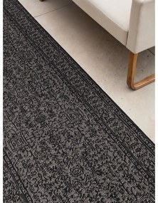 Czarno-biały chodnik odpowiedni na zewnątrz 80x250 cm Duet Kona – NORTHRUGS