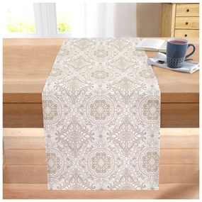Bieżnik 40x130 cm Beige Mandala – Mila Home